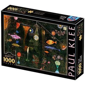 D-Toys Puzzel 1000 stukjes: Paul Klee - Magische Vissen