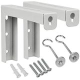 Set van 2 projectieschermhaken Maclean MC-923, max. belasting 25KG (voor set), staal