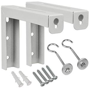 Set van 2 projectieschermhaken Maclean MC-923, max. belasting 25KG (voor set), staal