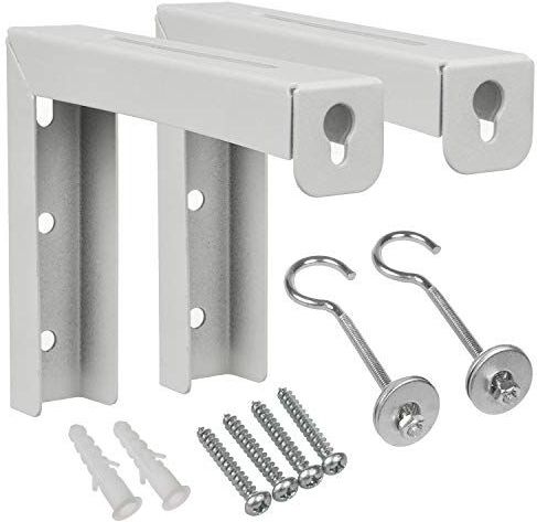 Set van 2 projectieschermhaken Maclean MC-923, max. belasting 25KG (voor set), staal