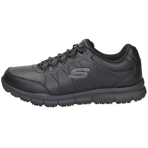 Skechers Heren Nampa Osil medische service schoen, zwart, 42 UK, Zwart, 41 EU