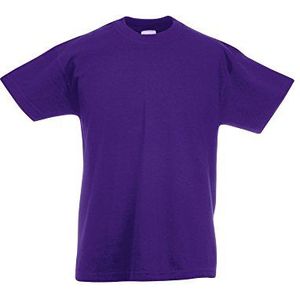 Fruit of the Loom Childrens/Kids Original Short Sleeve T-Shirt (12-13 Years) (Purple)