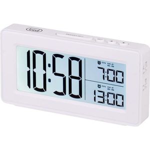 Trevi - SLD 3P40 - Digitale Klok - Wit - Groot LCD-Display