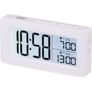 Trevi - SLD 3P40 - Digitale Klok - Wit - Groot LCD-Display