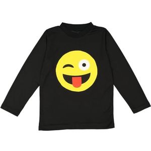 Dress Up America Gezicht met tong Emoji T-shirt voor kinderen