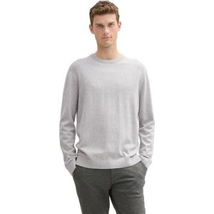 TOM TAILOR - 15398 - Trui - Light Stone Grey Melange