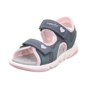 Superfit Pebbles sandalen voor meisjes, Blauw roze 8000, 25 EU