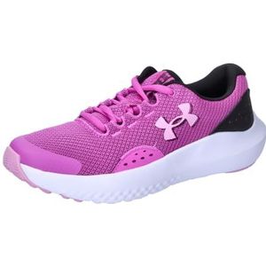 Under Armour UA GGS Surge 4 Sneaker, Vivid Magenta/Zwart/Stellar Pink, 4 UK, Vivid Magenta Zwart Stellair Roze, 36.5 EU