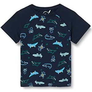 s.Oliver T-shirt met korte mouwen voor baby's - jongens T-shirt met korte mouwen, Blauw, 80