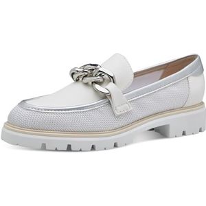MARCO TOZZI Elegante veganistische damesslippers, White Kam, 40 EU
