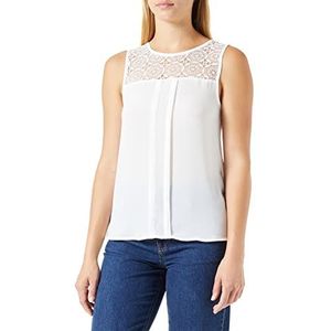 ONLY Dames Onlnapoli Lace WVN Top, cloud dancer, 38