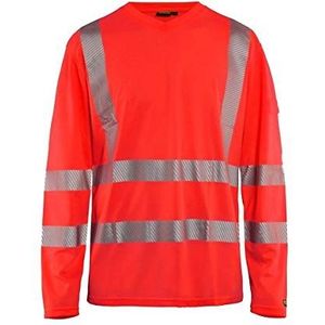 Blakläder 338510135500S T-shirt met lange mouwen, rood, S