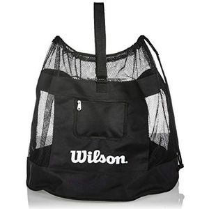 Wilson Universeel kogelnet, geschikt voor alle sporten, koordopening, zwart, WTH1816