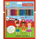 Stabilo Color Kleurpotlood Etui 24 Stuks