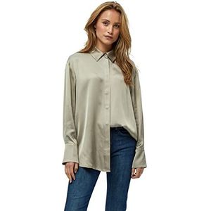 Minus Kamia Oversized Shirt | Beige Dames Tops | Lente Shirt Dames | Maat 10