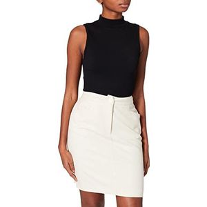 Love Moschino Rok met 5 en gouden logo, geborduurd, Above Rear World Pocket Rock, wit, TBC dames, Wit