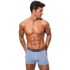 Abanderado Advanced extra zachte boxershorts voor heren, Lichtblauw, L