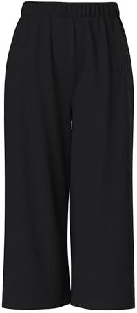 Broek - PCFlora - Effen - Driekwartbroeken - Gerecycled Materiaal - Loosefit - High Waist