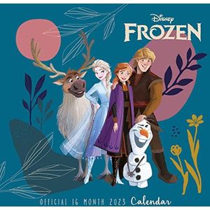 Disney Frozen Kalender 2023 - Maand naar een Bekijk Planner 30cm x 30cm - Officiële Merchandise