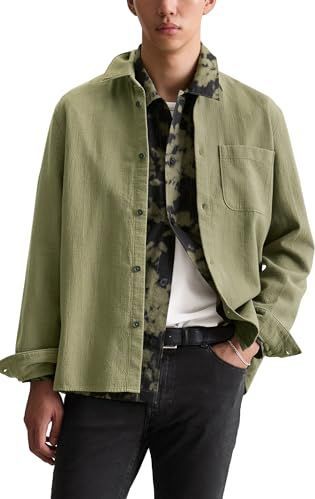 Marc O'Polo DENIM - Overhemd - Groen - Lange Mouw - Regular Fit