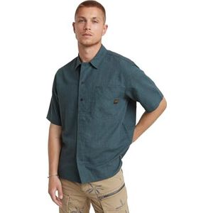 Workwear Resort Shirt ss, meerkleurig (Vintage Indigo Rainbow Stripe D24299-d533-g422), M