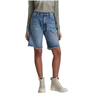 Bermuda's - Boyfriend Fit - Middelhoge Tailleband - Klinknagels - Ongefinished