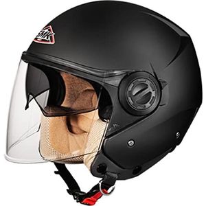SMK Cooper Jet Helm Zwart mat