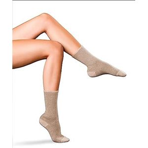 FALKE Dames Sokken No. 1 W SO Kasjmier eenkleurig 1 Paar, Beige (Mid Beige 4060), 39-40