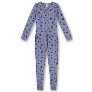 Sanetta Eendelige pyjama voor meisjes, blauw (Blue Granite 50269), 164 cm