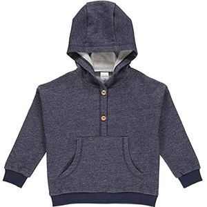 Fred's World by Green Cotton Denim Sweat Hoodie, navy, 116 cm