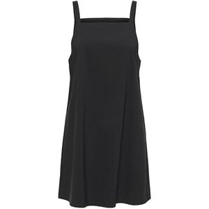 Onlfiona - Korte Jurk - Zwart - Regular Fit - Mouwloos - Split Hals