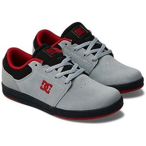 DC Shoes Crisis 2 sneakers, grijs/rood, 34,5 EU, Grijs rood, 34.5 EU