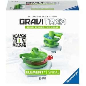 Ravensburger GraviTrax Element Spirale - Zubehör für das Kugelbahnsystem. Kombinierbar mit allen GraviTrax Produktlinien, Starter-Sets, Extensions und Elements, Konstruktionsspielzeug ab 8 Jahren