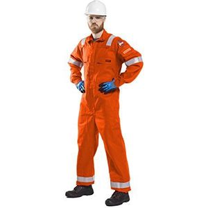 Roots Original RO23095 Flamebuster2 Nordic Werkoveralls, maat 62, Oranje
