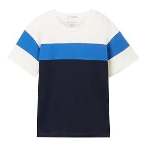 TOM TAILOR T-shirt voor jongens, 10668 - Sky Captain Blue, 116/122 cm