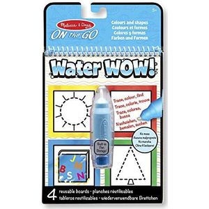 Melissa & Doug Water Wow schilderblok - schilderen met water - kleuren en vormen (4 pagina's)