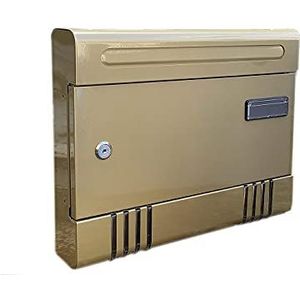 Kippen 10005MB - brievenbus model ""MAXI HOUSE"" in de kleur brons. Afmetingen: 290 x 370 x 70 mm.