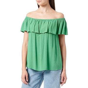 ICHI IHMARRAKECH SO SS damesblouse, 166127/Greenbriar, S, 166127/Greenbriar, S