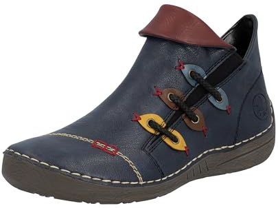 Rieker - Master-artikel 72581-54 - Enkellaarsjes - Blauw