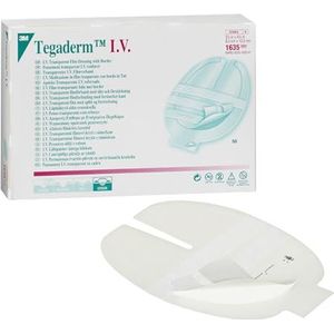 3M TegadermTM IV - cm 8,5 x 10,5 cm, zelfklevend, steriel van polyurethaan, met rand van TNT voor conventionele kettingen, 50 stuks