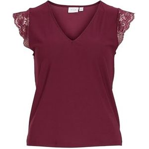 Vitrav C/S V-hals top/Ka, Fig, S