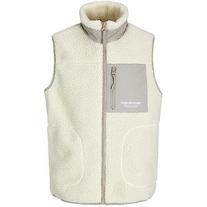 JACK & JONES Jorvesterbro Teddy bodywarmer Sn vest voor heren, Atmosphere., L