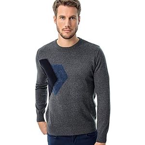 Bonamaison Men's TRMRVN100125 Pullover Sweater, Antraciet, M