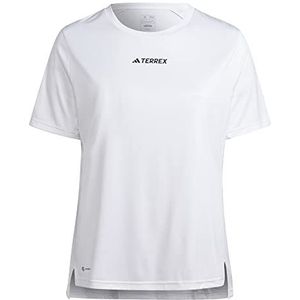 adidas W MT Tee Pl T-shirt voor dames