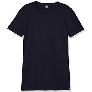 Trigema Heren slim fit t-shirt 602201, effen kleur, maat X-Small, blauw (navy 046)