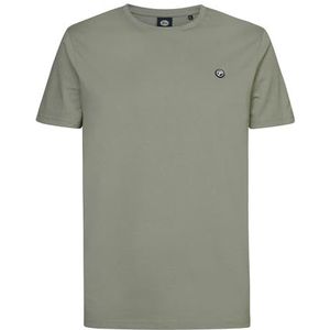 PETROL INDUSTRIES Heren T-shirt SS M-1040-TSR002; Kleur: Saliegroen, Maat: XXXL, Salie groen, 3XL