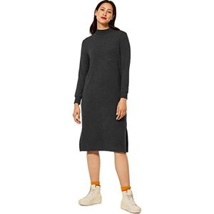 Street One Dames A143345 jerseyjurk, onyx antraciet melange, 36, onyx antraciet melange, 36