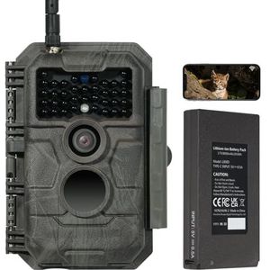 GardePro - E6P - Wildcamera - Wifi - 64 MP - Oplaadbare 8000 mAh Batterij