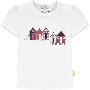 Steiff T-shirt voor meisjes, wit (bright white), 104 cm
