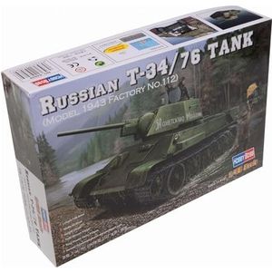 Hobbyboss 1:48 Schaal ""Russian T-34/76 1943 Factory 112"" Model Kit (Grijs)